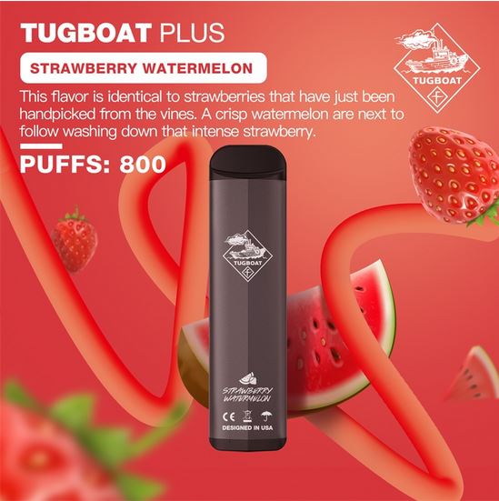 Tugboat Plus 800 Puffs Strawberry Watermelon