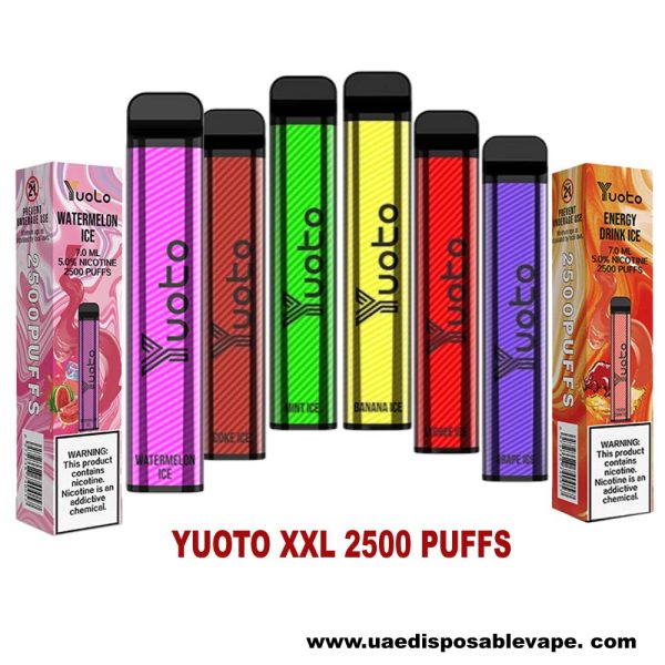 Yuoto XXL Disposable Vape Kit - 2500 puffs