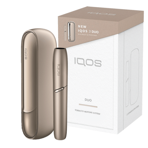 IQOS 3 DUO Kit Brilliant Gold