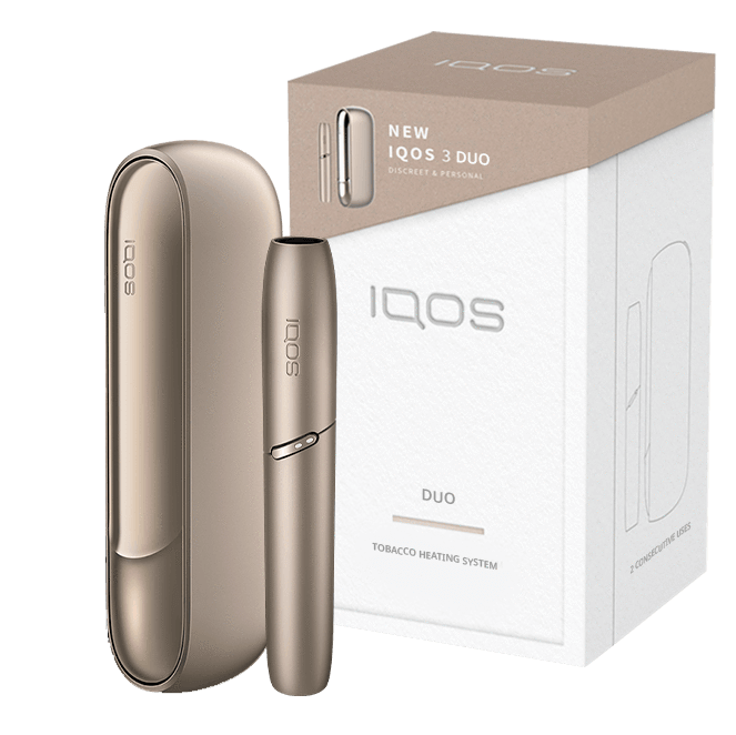 IQOS 3 DUO Kit Brilliant Gold » UAE Disposable Vape