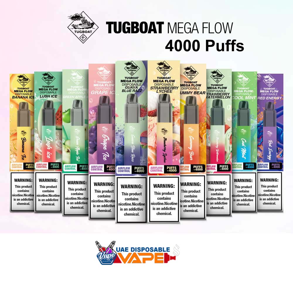Tugboat Mega Flow 4000 Puffs Disposable Pod Kit