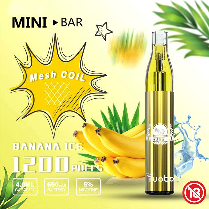 Yuoto Minibar 1200 puffs Banana Ice