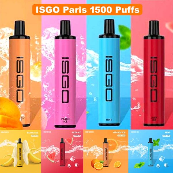 ISGO Paris 1500 Puffs Disposable vape