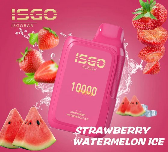 ISGO BAR DISPOSABLE 10000 PUFFS 5 Strawberry Watermelon Ice