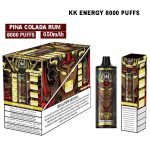 Energy 8000 Puff Rechargeable Mesh Coil