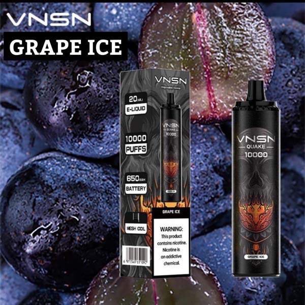 VNSN Quake 1000 Puffs Grape ice
