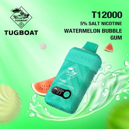 Tugboat T12000 watermelon Bubble Gum